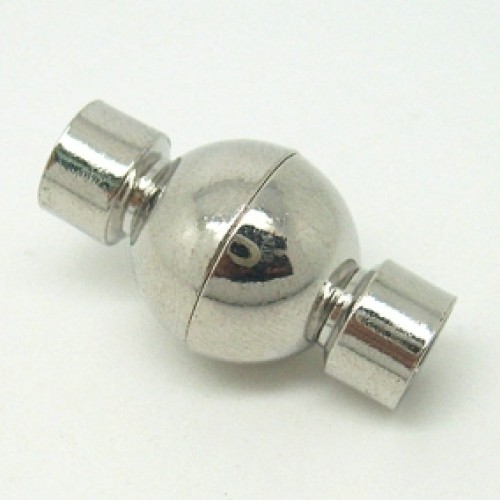 Magnetic jewelry clasp silver 24x13mm